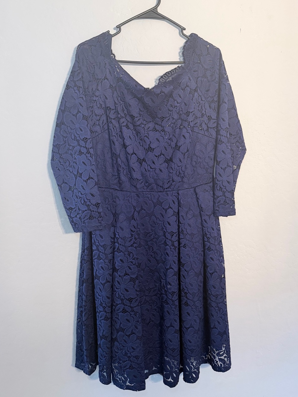 MissMay navy blue floral lace dress women’s -size xxl